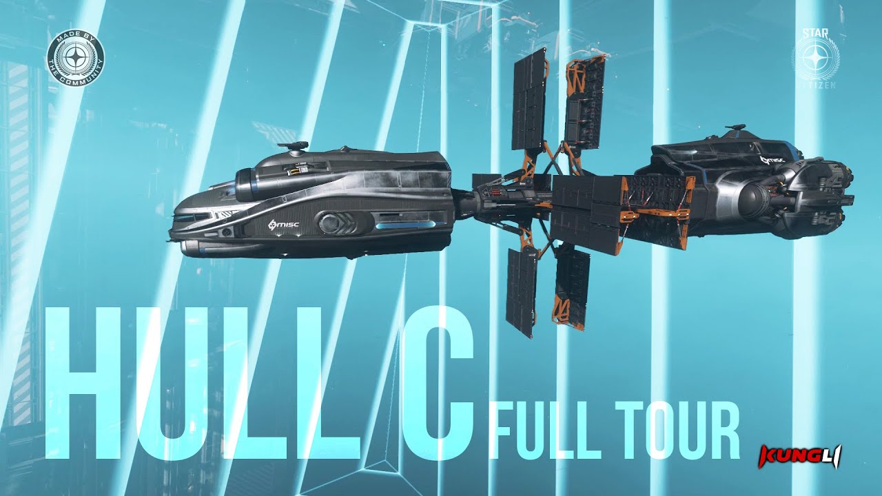 Star Citizen's Biggest Hauler Yet - MISC Hull C - Full Tour - 3.20 PTU ...