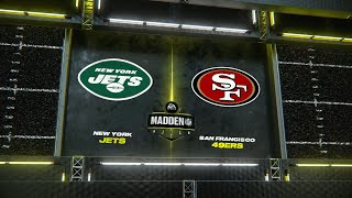 Madden 24 - New York Jets @ San Francisco 49ers - Week 1 Monday Night Football U