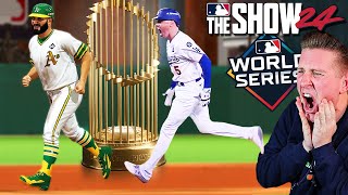 BENNY JOINS FREDDIE WITH WALK-OFF WORLD SERIES SLAM! | MLB The Show 24 | Softball Franchise #31