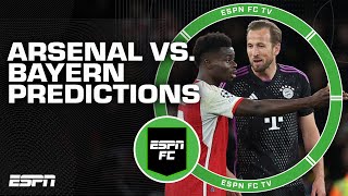 Arsenal vs. Bayern Munich Champions League 2nd Leg PREDICTIONS | ESPN FC