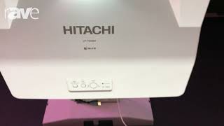 Integrate 2018: Hitachi Shows Off LP-TW4001 Ultra Short Throw Interactive Laser Projector