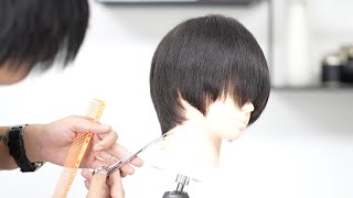 A very handsome short hair style, complete and detailed tutorial, pure dry goods