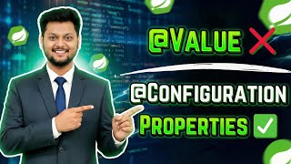 🛑 Stop Using @Value Everywhere! The Power of @ConfigurationProperties Explained ✅