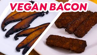 Vegan Bacon 2 Ways – Mushroom & Tempeh Bacon!