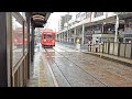 長崎電気軌道　住吉駅　教習車発車