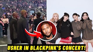 Usher reportedly attended BLACKPINK's concert in Atlanta