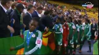 U20 WM Finale - Siegerehrung (Platz 3 Frankreich, Platz 2 Nigeria)