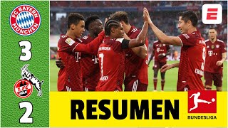 Bayern Munich 3-2 Colonia. Fiesta de goles: Lewandowski y Gnabry anotan para el triunfo | Bundesliga