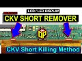 CKV Short Killing Method | CKV Short on Both Sides, How to Find CKV and Remove Short, LSC320AN10-xxx