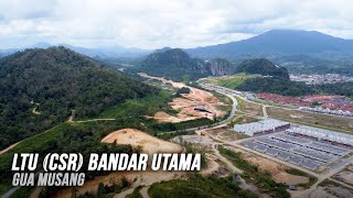 Pembinaan Lebuhraya Lingkaran Tengah Utama LTU (CSR Highway) Bandar Utama, Gua Musang, Kelantan