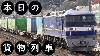 【本日の貨物列車】No.276　2021,4,19　第1050番列車　Today‘s freight train　キャラ桃！