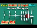 membuat antena tv digital dari Malaysia, mudah cepat hasil maximal