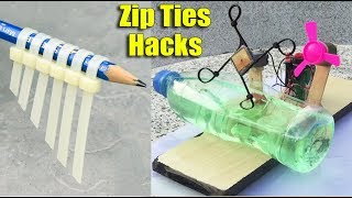 Top 14 Awesome Life Hacks With Zip Ties DIY at Home