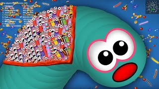 🐍wormate io ! worms zone io❤ !! pro skills gameplay #717  ! Worms 02