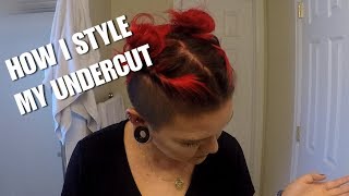 4 EASY WAYS TO STYLE AN UNDERCUT | ArianaJS_