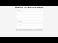 How to update/edit data into database using PHP MySql