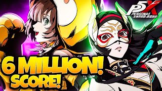 6 MILLION POINTS! RIKO AND RUNA COMBO IS INSANE! | PERSONA 5: THE PHANTOM X