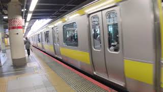 8Kワイド動画🚃今日も夫婦共々お世話になります🚃中央▪総武線A515編成E231系500番台🚃各駅停車 津田沼 行き🚃💨