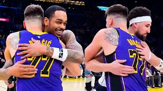 Luka Doncic's Reaction When He Saw Washington \u0026 Klay First Time after Trade to Lakers