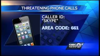 Police seek source of threatening phone calls