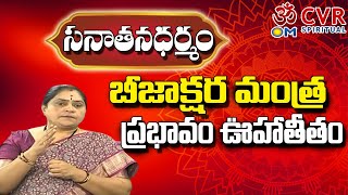 బీజాక్షర మంత్ర ప్రభావం ఊహాతీతం | Astrologer Rama Devi | Dharma Sandehalu | Om CVR Special