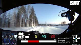 Jari Ketomaa Incar Skoda Fabia R5 TEST 2022 SUPER FAST , Snow Rally Rings , Mustaselkä SS