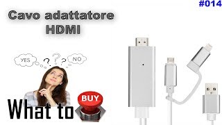 Cavo adattatore HDMI, Micro USB al cavo HDMI, HDTV HD 1080p