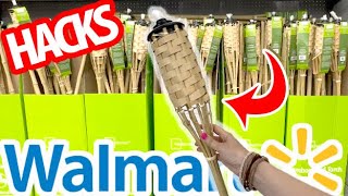 Why EVERYONE is grabbing TIKI TORCHES from WALMART! 🔥 BRILLIANT outdoor patio ideas!