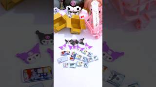 Unboxing iphone and money and kuromi⁉️🤡🎁#sanrio #japan #kuromi #unboxing #shorts #kawaii