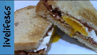 How to...Make a Killer Fried Egg, Bacon Peanut Butter & Jelly Sandwich