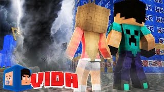 Minecraft : UM FURACÃO ESTÁ CHEGANDO #122  (MINECRAFT VIDA )