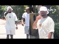 Diddy SEEN TAKING A WALK IN MIAMI WITH TWO FRIENDS