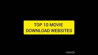 TOP 10 BEST MOVIE DOWNLOADING WEBSITE #shorts #movie #mustwatch