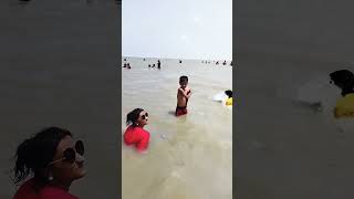 Summer holiday spidy and his elder brother at Bakkhali sea beach