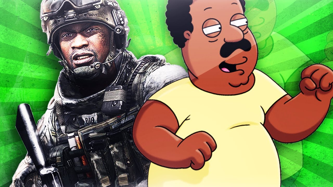 Cleveland Brown Trolling In Black Ops 2 - Family Guy BO2 Troll - YouTube