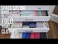 How to Fold Your Clothes to Save Space - HGTV How to Fold Your Clothes to Save Space - HGTV