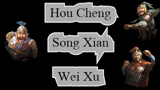 Who are the Real Hou Cheng, Song Xian and Wei Xu?