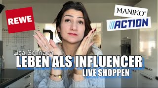 HINTER DEN KULISSEN EINES INFLUENCER | ACTION LIVE HAUL | REWE | ALLTAG  | NÄGEL MACHEN MANIKO