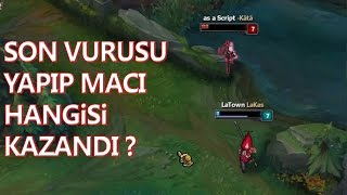 LAKASABA vs Katarina Ustası CHALLENGER As A Script, Titanımız kaybedecek mi?League of legends