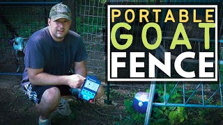 STARKLINE ELECTRIC NETTING FENCE | Setting up our Portable Electric Goat Fencing