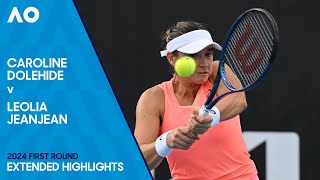 Caroline Dolehide v Leolia Jeanjean Extended Highlights | Australian Open 2024 First Round