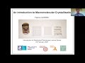 Protein Crystallisation - Fabrice Gorrec