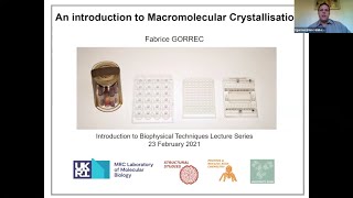 Protein Crystallisation - Fabrice Gorrec