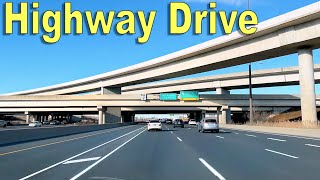 Afternoon Highway DRIVE Ambience, Leaving Toronto to Newmarket Highway 404 | Uncut Trip