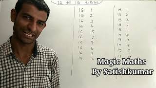 ઘડિયા યાદ રાખો સહેલી રીતે | Maths Table Short Trick | 11 to 19 Ghadiya