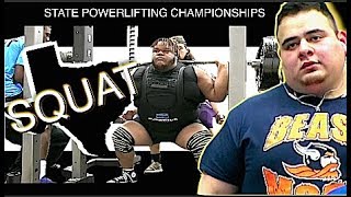 Texas State Powerlifting Championship (Boys) 2018 | Part 1 | SQUATS