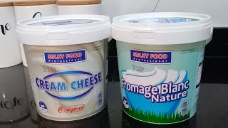 فرق مابين  الجبن🧀cream cheese و fromage blanc nature مع ذكر استعمالات ديالهم +ثمن باش كناخدهم