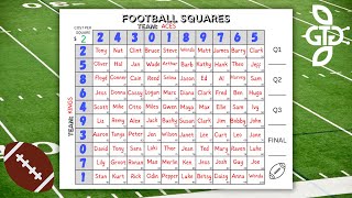 How To Play Football Squares