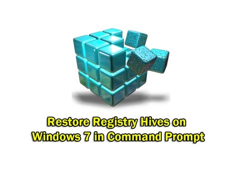 Restore Registry Hives on Windows 7 in Command Prompt by Britec Restore Registry Hives on Windows 7 in Command Prompt by Britec