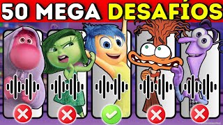 50 MEGA DESAFÍOS De INTENSAMENTE 2 😱🎶❤️Alegría💛Ansiedad😱Desagrado💚Furia😡INSIDE OUT 2🥰